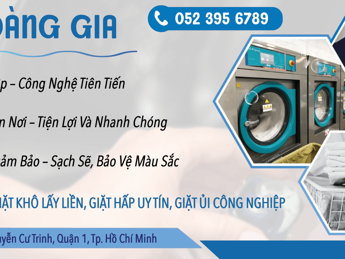 Giặt Hấp Hoàng Gia laundry shop in Ho Chi Minh City