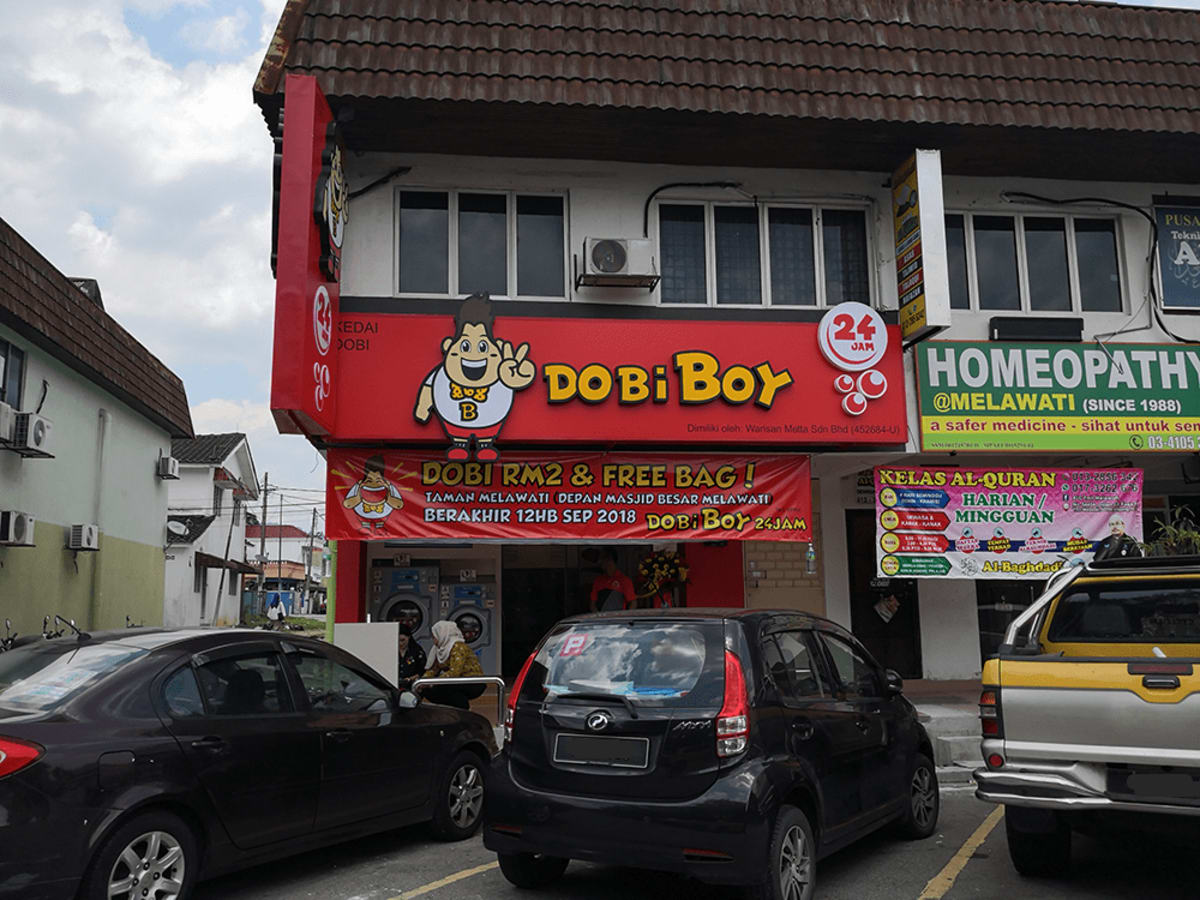 DobiBoy laundry shop in Bangsar