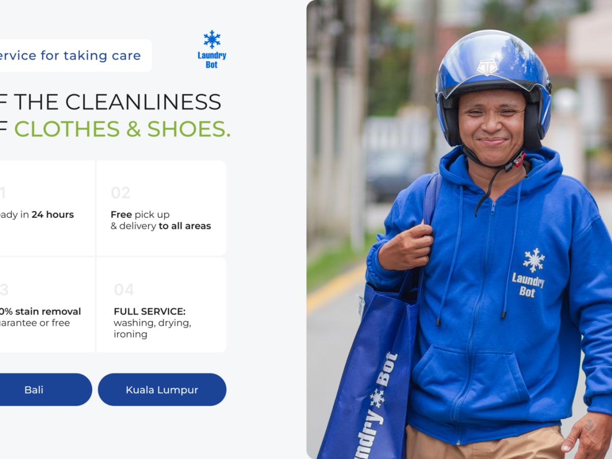 LaundryBot Laundry Service & Dobi Pickup Delivery Kuala Lumpur laundry shop in Brickfields