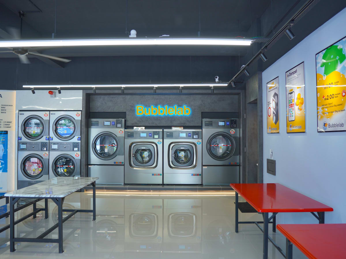 Dobi Bubblelab Bukit Bakri (Self-service laundry) laundry shop in Muar