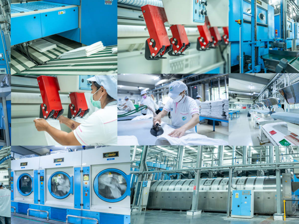 บริษัท โอเอซิส ลอนดรี้ เซอร์วิส จำกัด laundry shop in Bang Phli