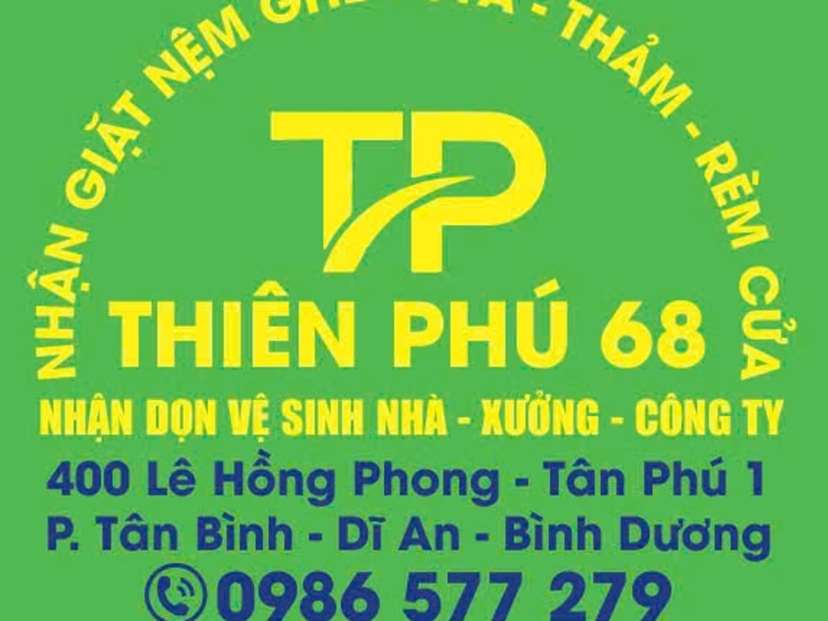 Vệ sinh công nghiệp Thiên Phú 68 laundry shop in Bien Hoa