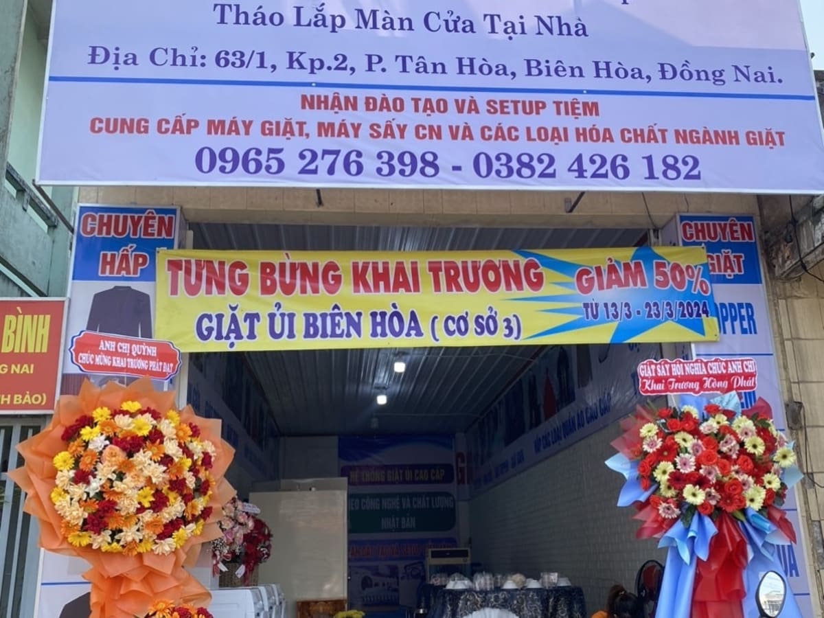 Giặt Sấy Biên Hoà Cơ Sở 1 laundry shop in Bien Hoa
