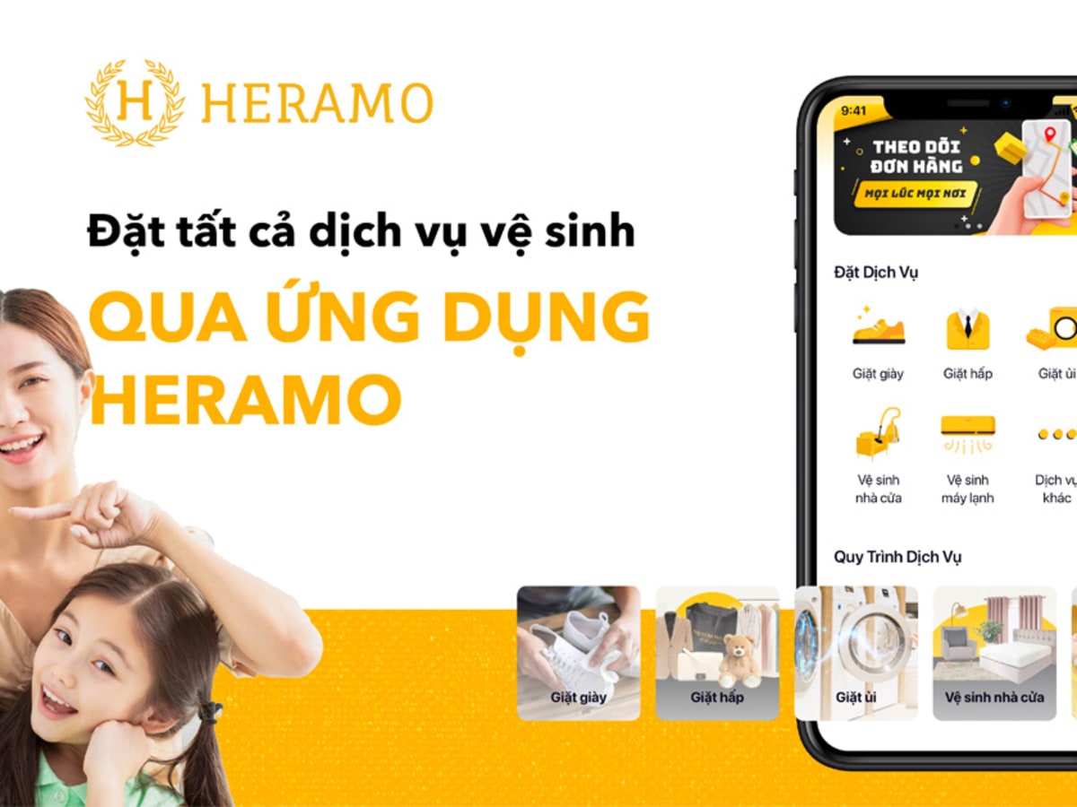 HERAMO (Hoàng Diệu, Quận 4) - Giặt Hấp, Vệ Sinh Giày, Giặt Ủi Cao Cấp laundry shop in Ho Chi Minh City