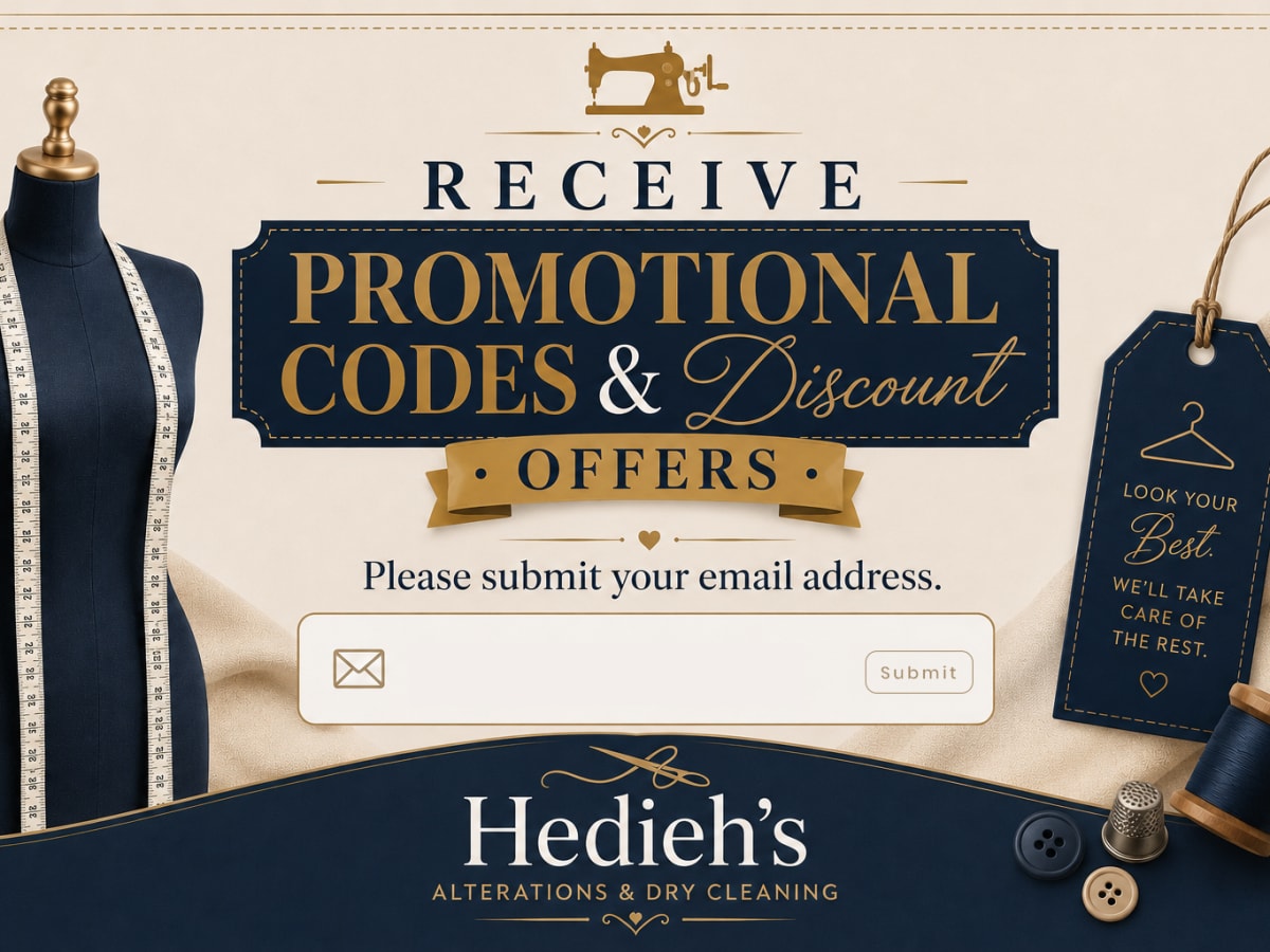 Hedieh's Alterations & Dry Cleaning laundry shop in Newcastle