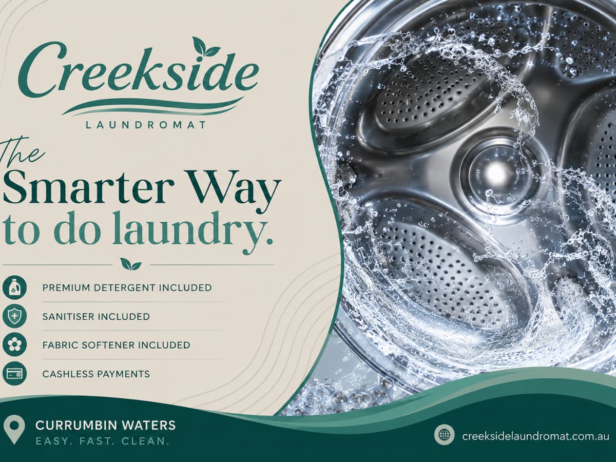 Creekside Laundromat laundry shop in Gold Coast