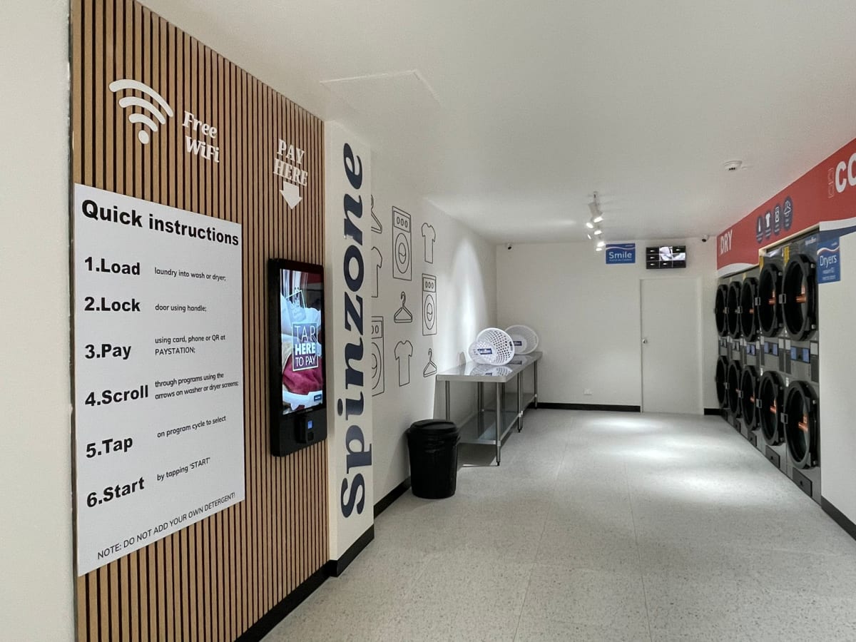 Spinzone Belconnen laundry shop in Canberra