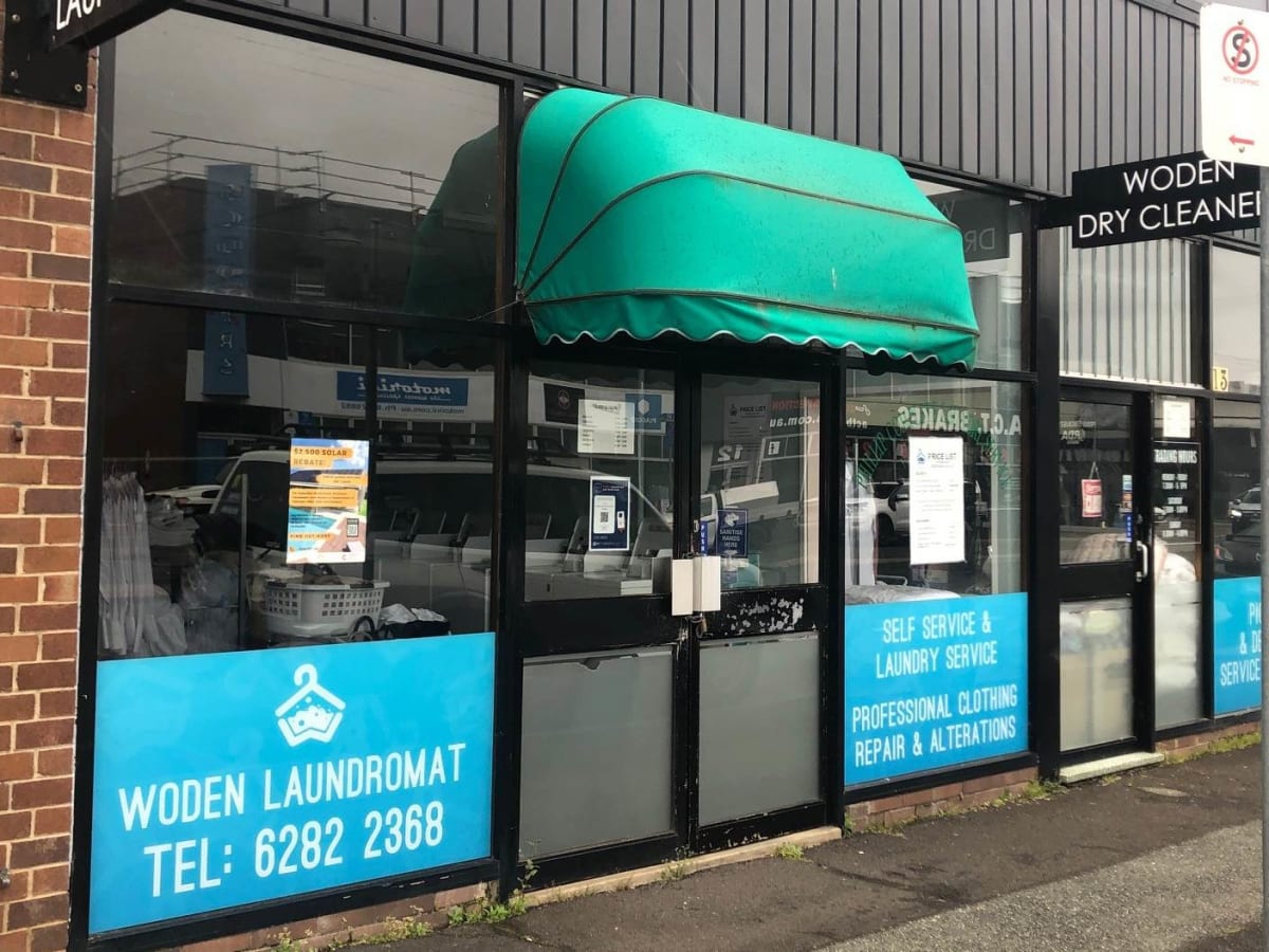 Woden Laundromat & Dry Cleaners laundry shop in Canberra