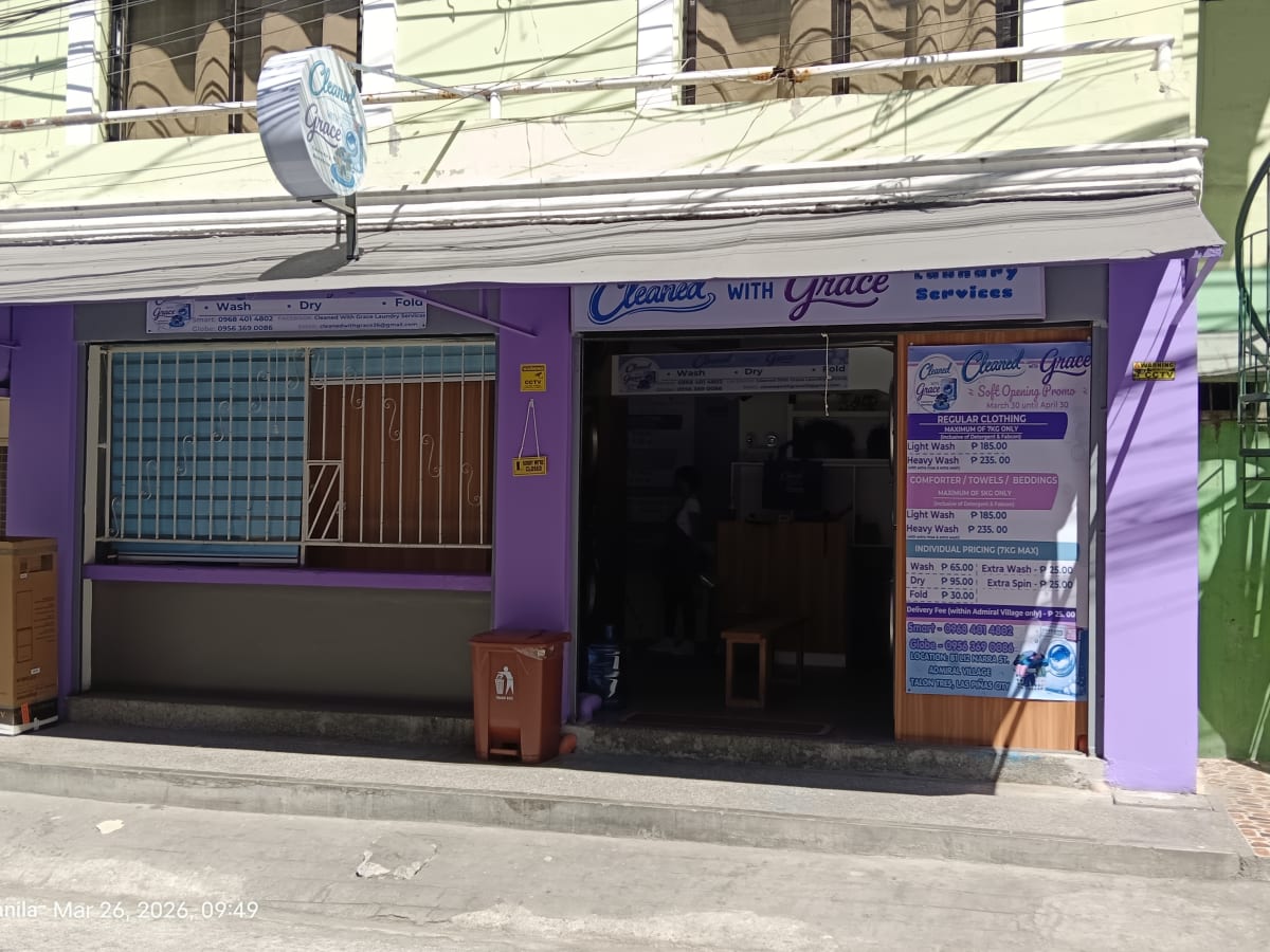 Cleaned With Grace Laundry Services laundry shop in Las Piñas