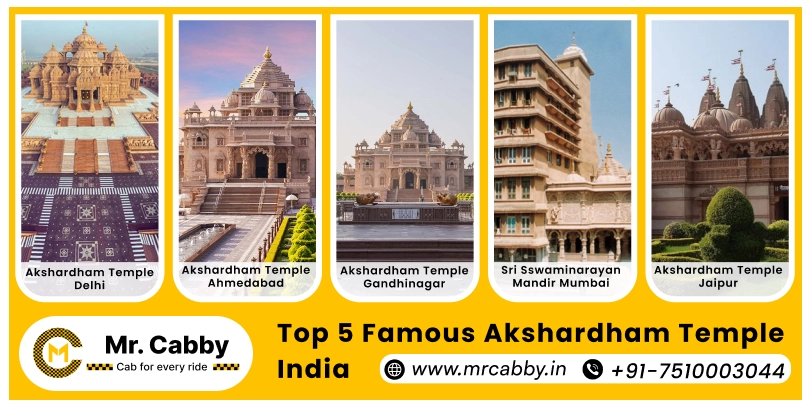 Top 5 Famous Akshardham Temple India