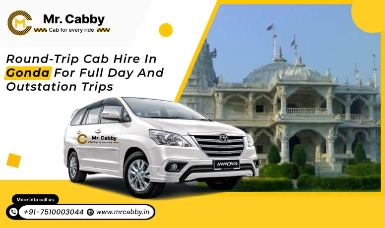 Round-trip cab hire in Gonda