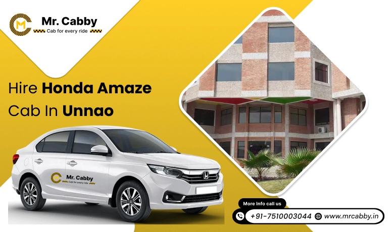 Hire Honda Amaze cab on rent in Unnao