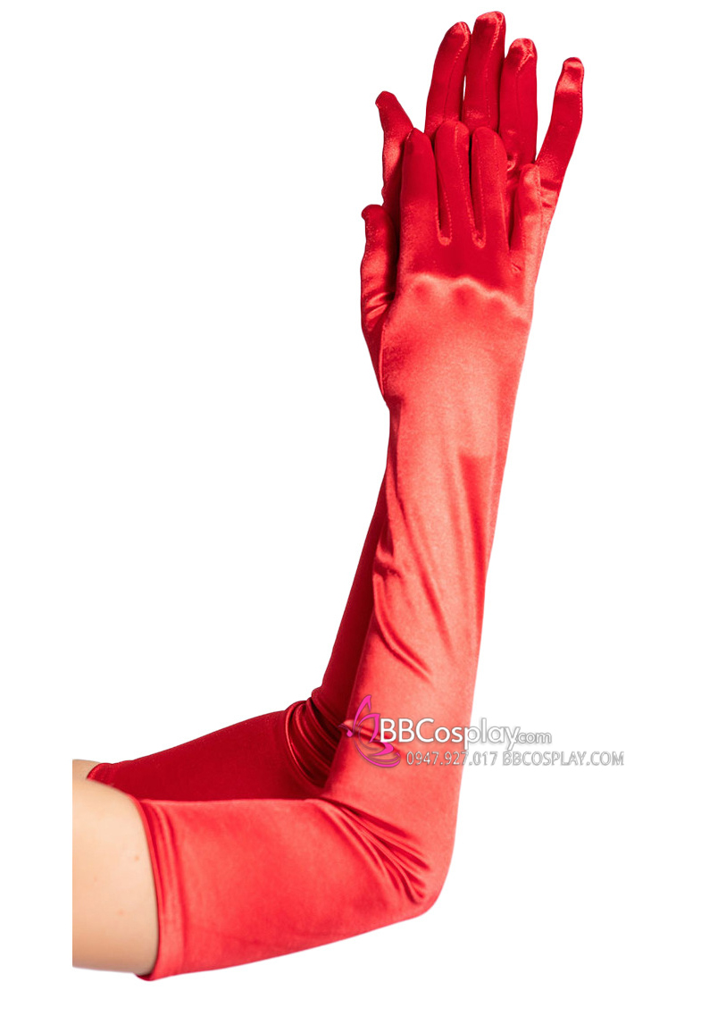 Găng tay đỏ dài