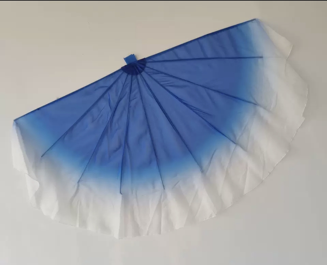 Quạt xương cá xanh dương