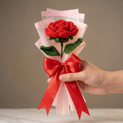 Rose Bouquet With One Flower