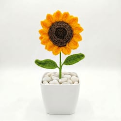 Single Sunflower Pot