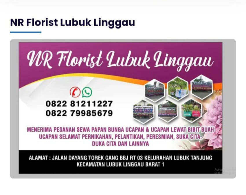 NR Florist Lubulinggau