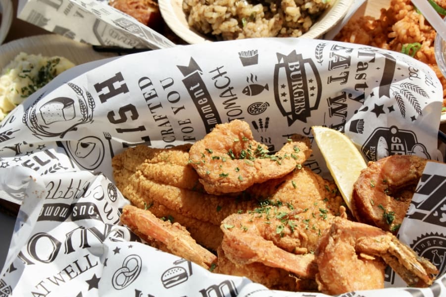 Catfish and Shrimp Basket