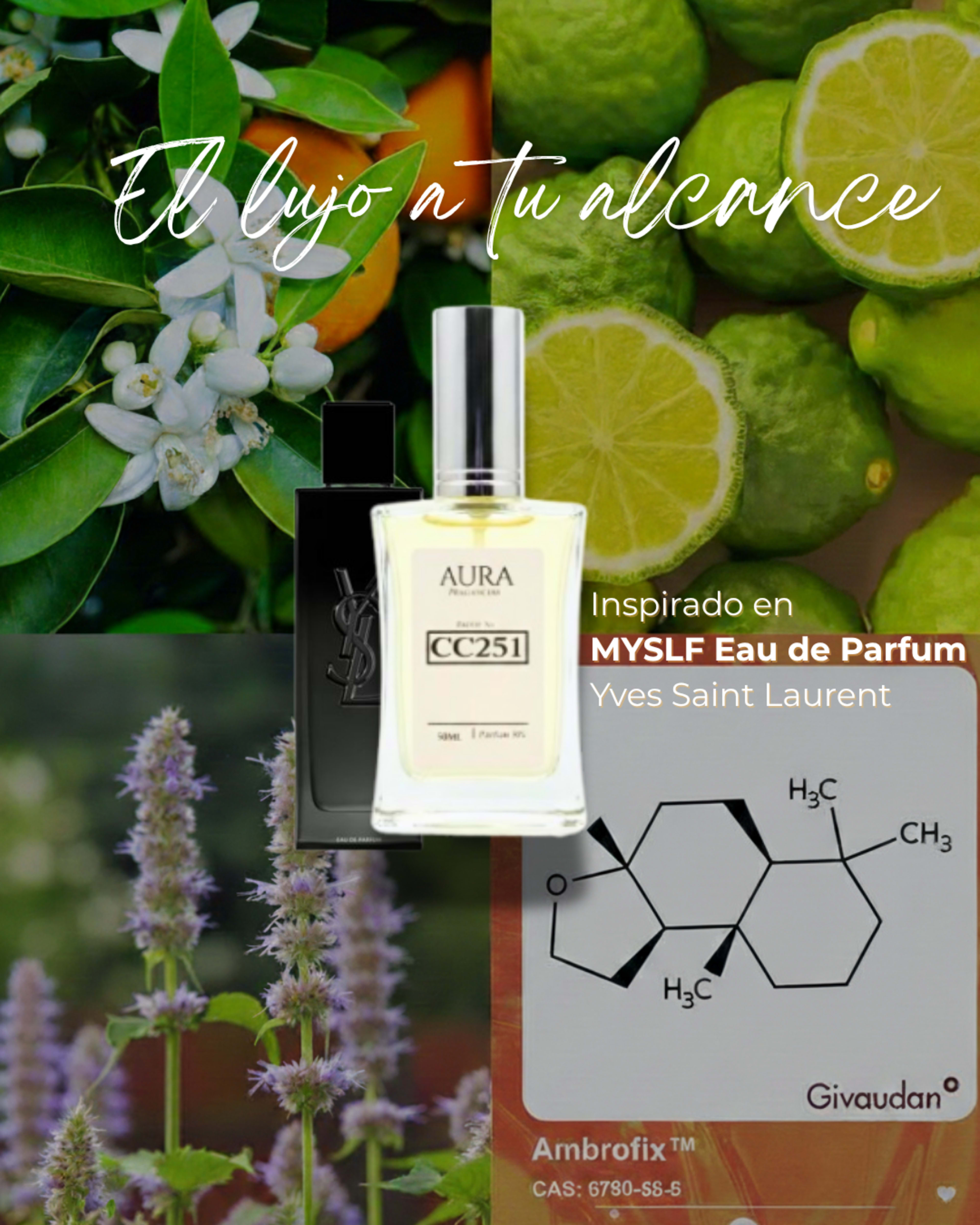 MYSLF Eau de Parfum — inspiración YSL