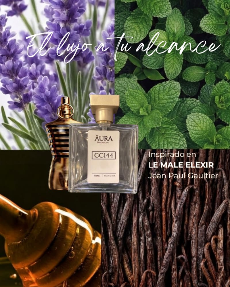 Le Male Elixir Jean Paul Gaultier — inspiración JPG