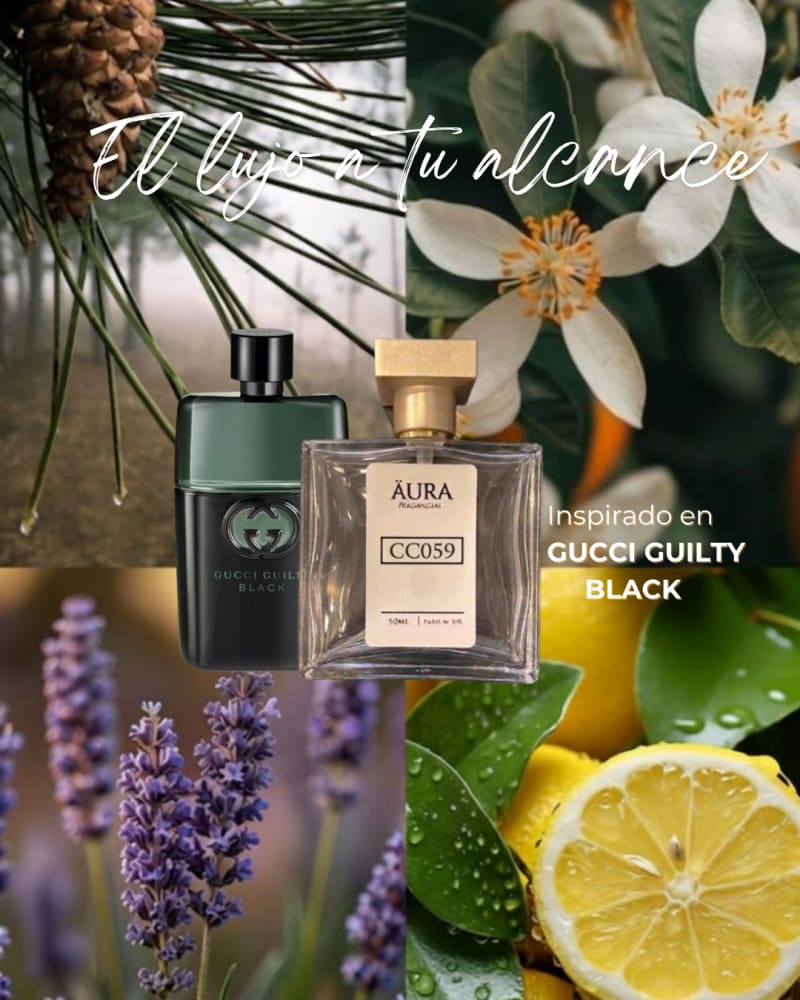 Gucci Guilty Black Pour Homme — inspiración Gucci