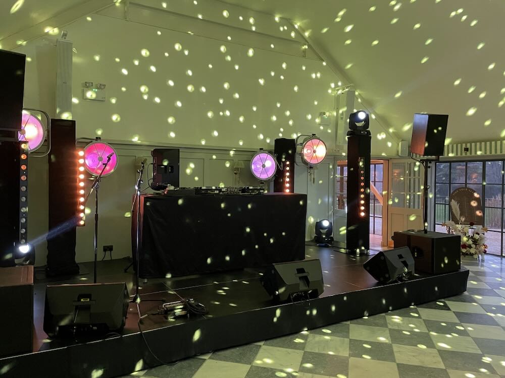 Professional wedding equipment hire at Kin House in the South West