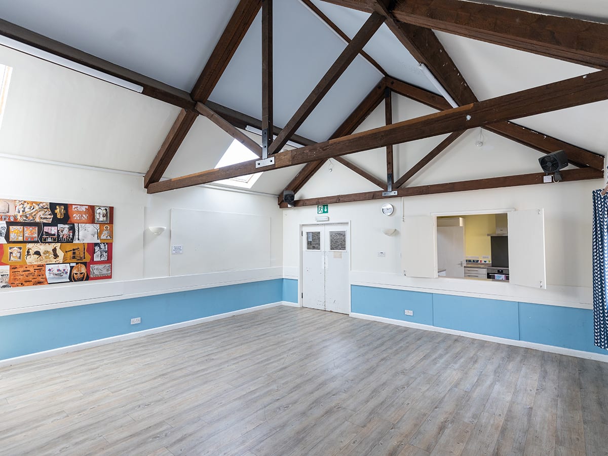 Venue before transformation - empty space ready for fun and creative styling