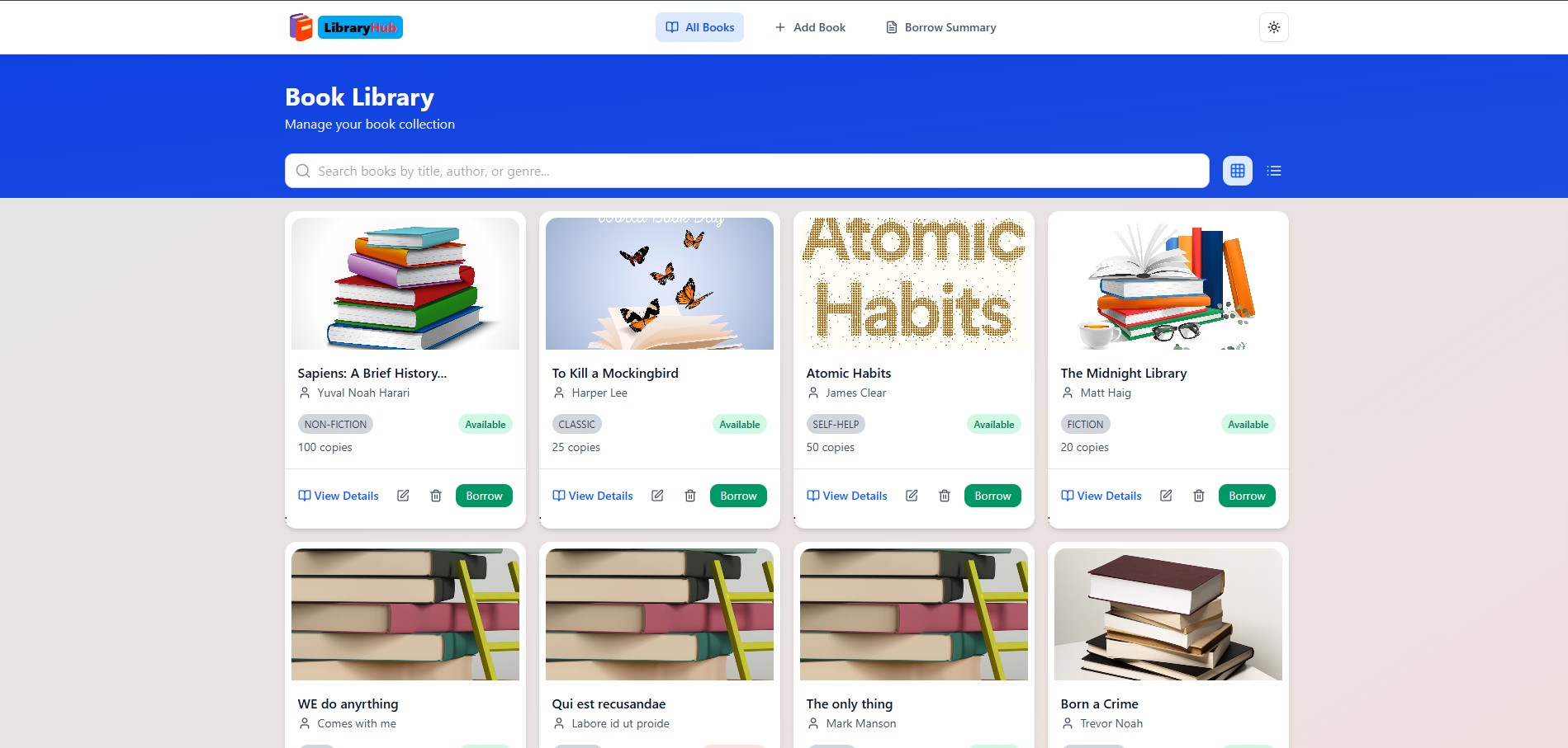 Book Catalog Portal