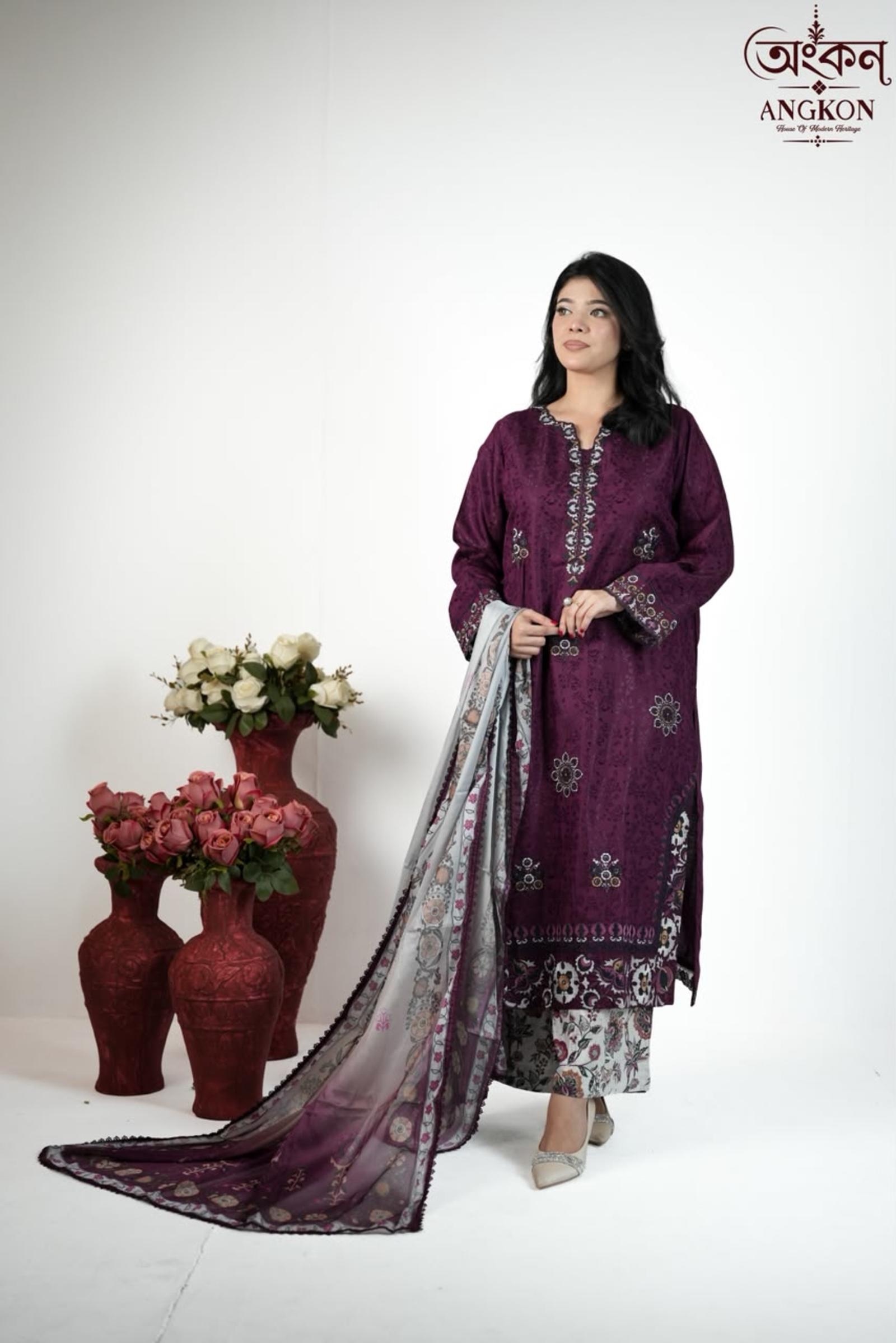 Tawakkal Wada – Deep Plum Purple