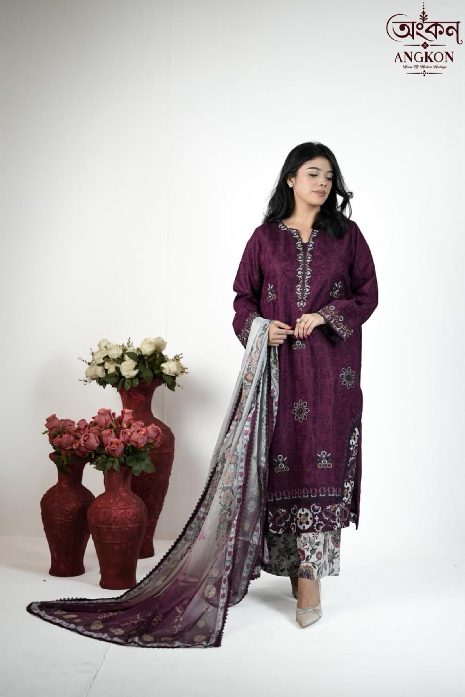Tawakkal Wada – Deep Plum Purple