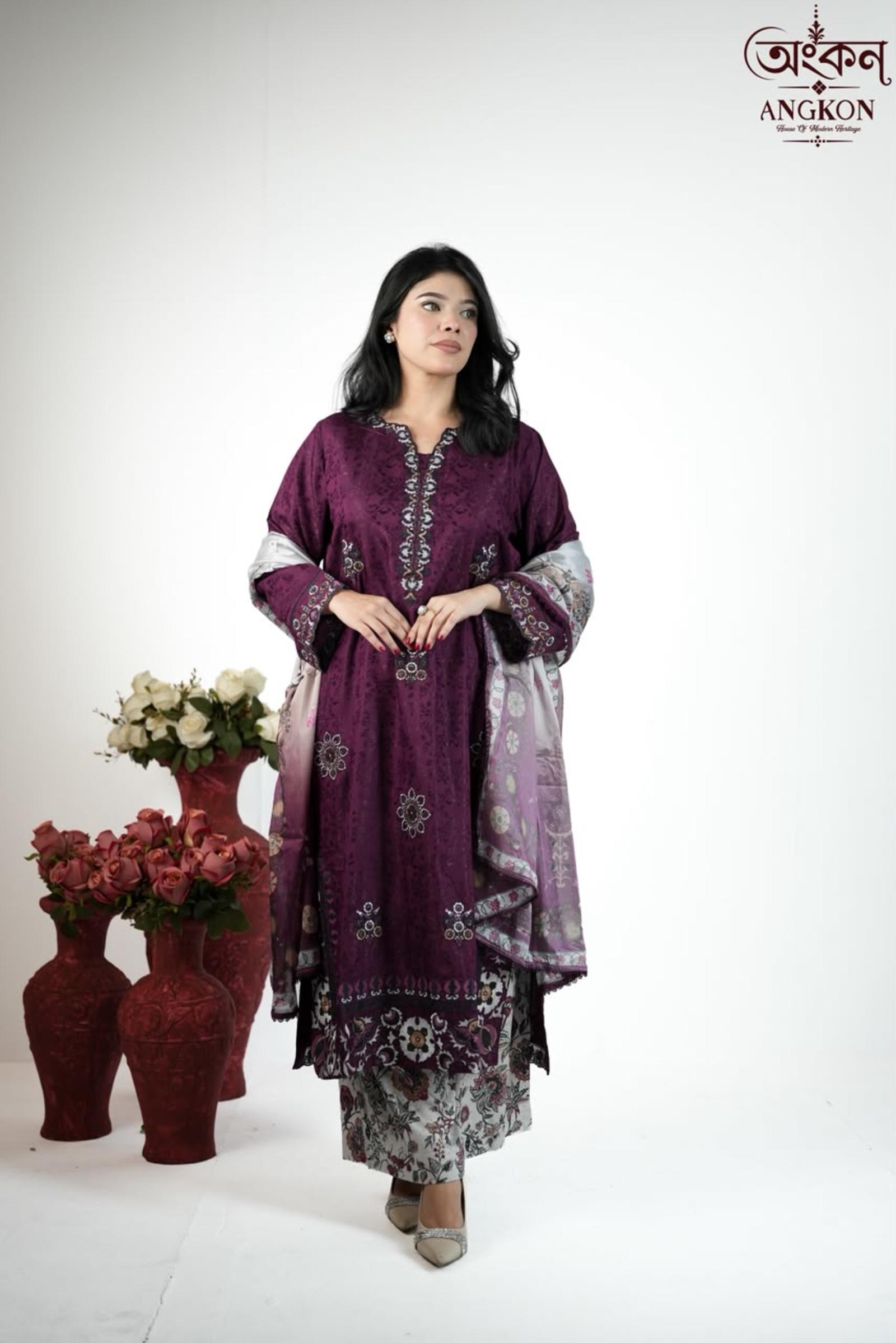 Tawakkal Wada – Deep Plum Purple