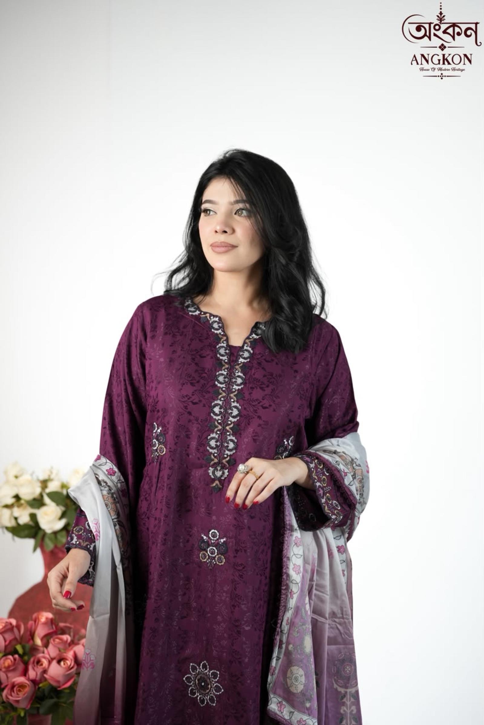 Tawakkal Wada – Deep Plum Purple