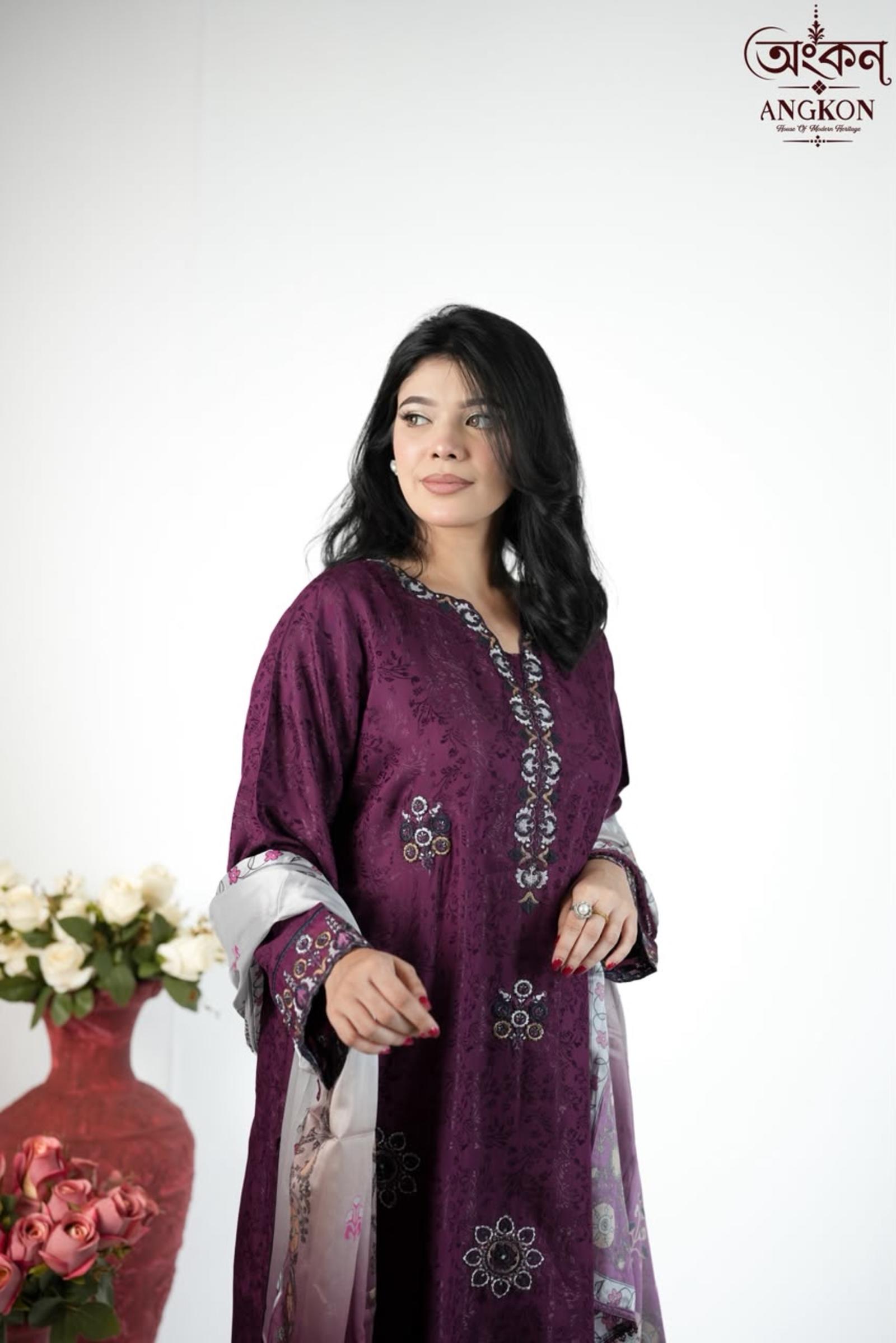 Tawakkal Wada – Deep Plum Purple