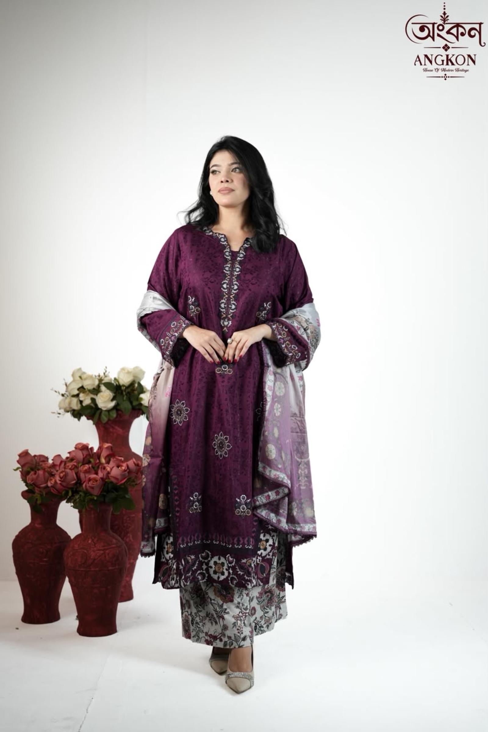 Tawakkal Wada – Deep Plum Purple