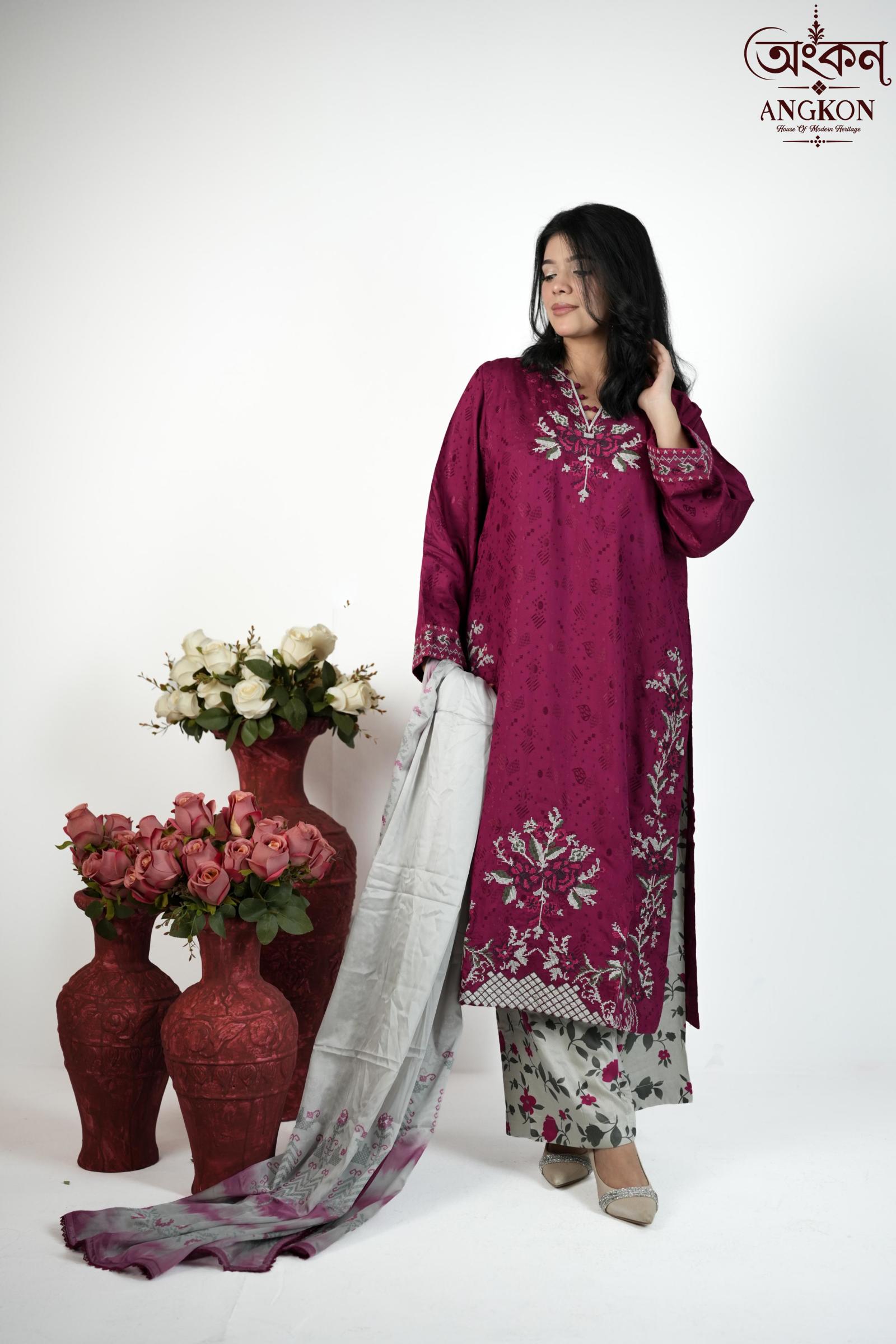 Tawakkal Wada – Deep Raspberry Magenta