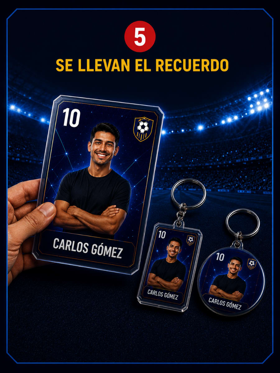 Paso 5: Se llevan el recuerdo