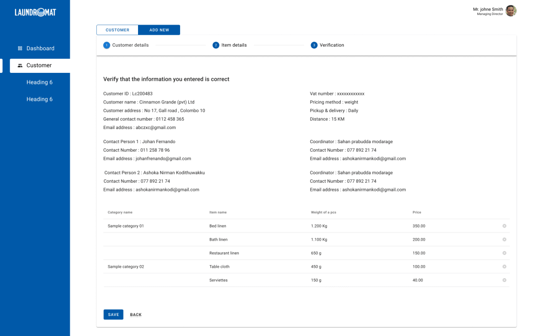Registration Verification