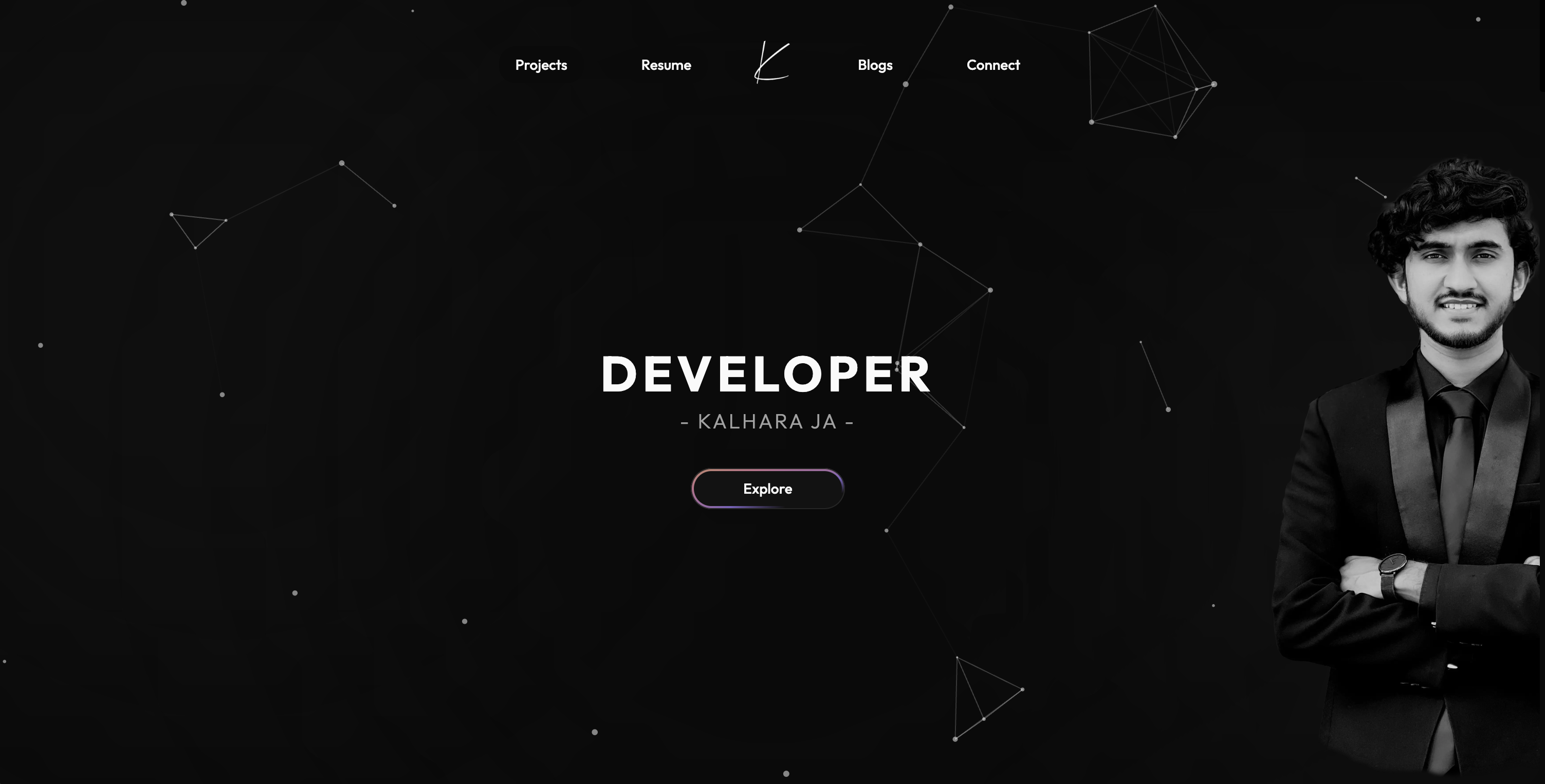 Kalhara JA Portfolio v2 + Admin Dashboard