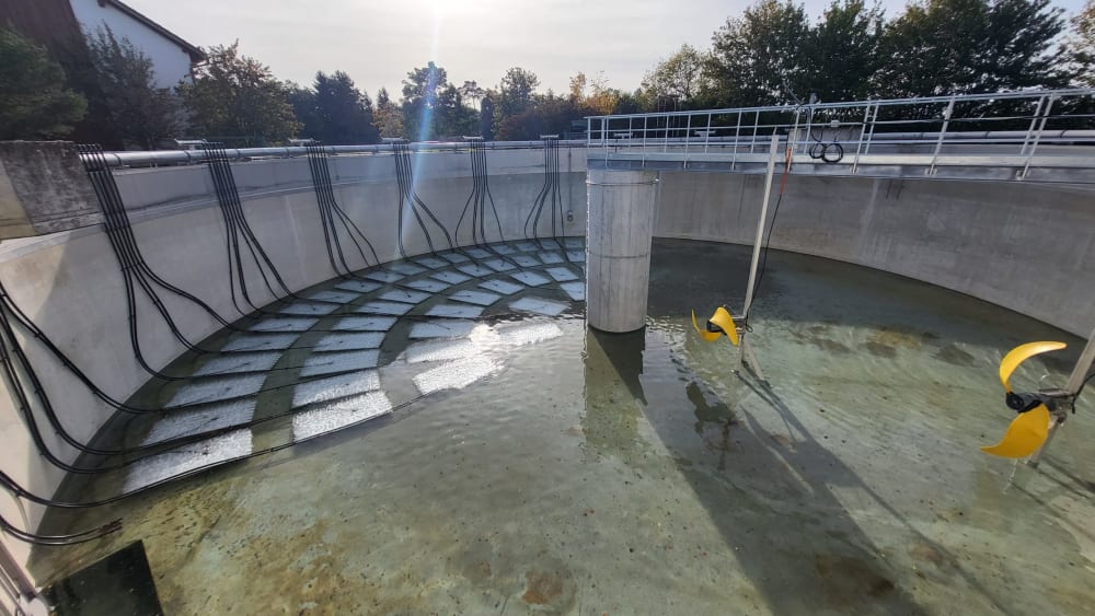 Kläranlage des Abwasserzweckverbands Lechfeld – Erneuerung der Belüftung Bild 2