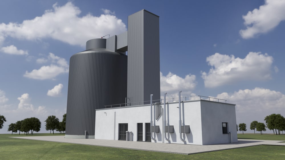 Kläranlage des Abwasserzweckverbands Lechfeld – Neubau Faulturm mit Betriebsgebäude Bild 7