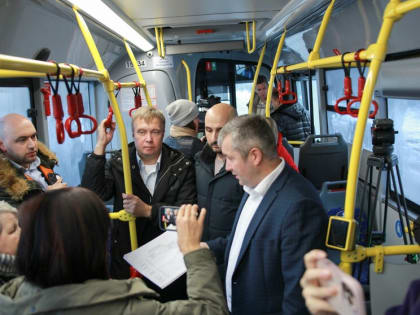 Контрольная проверка маршрута автобуса № 565 в Ленинградской области