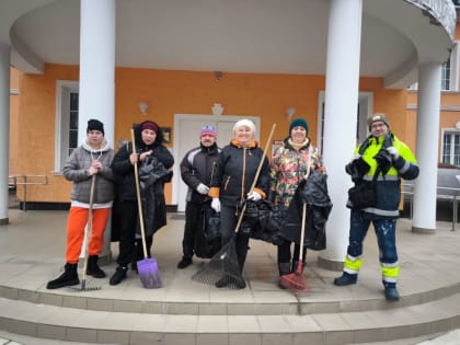 Низинский центр культуры, спорта и молодёжи принял участие в ежегодной акции «Чистая деревня»