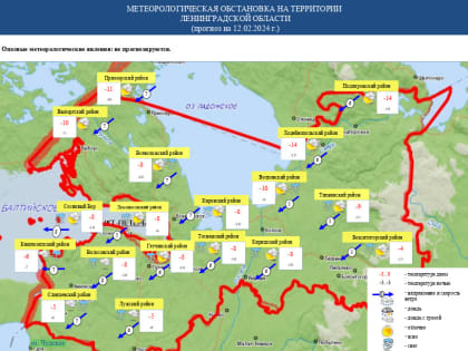 Стало известно, какая погода ждет жителей Ленобласти в понедельник