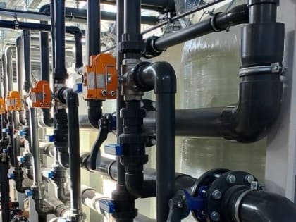 В Колчаново завершаются работы по реконструкции водоочистных сооружений