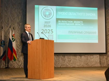 Публичные слушания по бюджету Ленинградской области