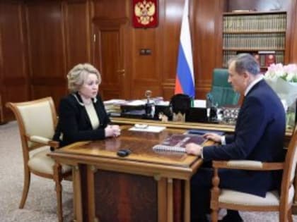 Александр Дрозденко обсудил с Валентиной Матвиенко модернизацию Дороги жизни