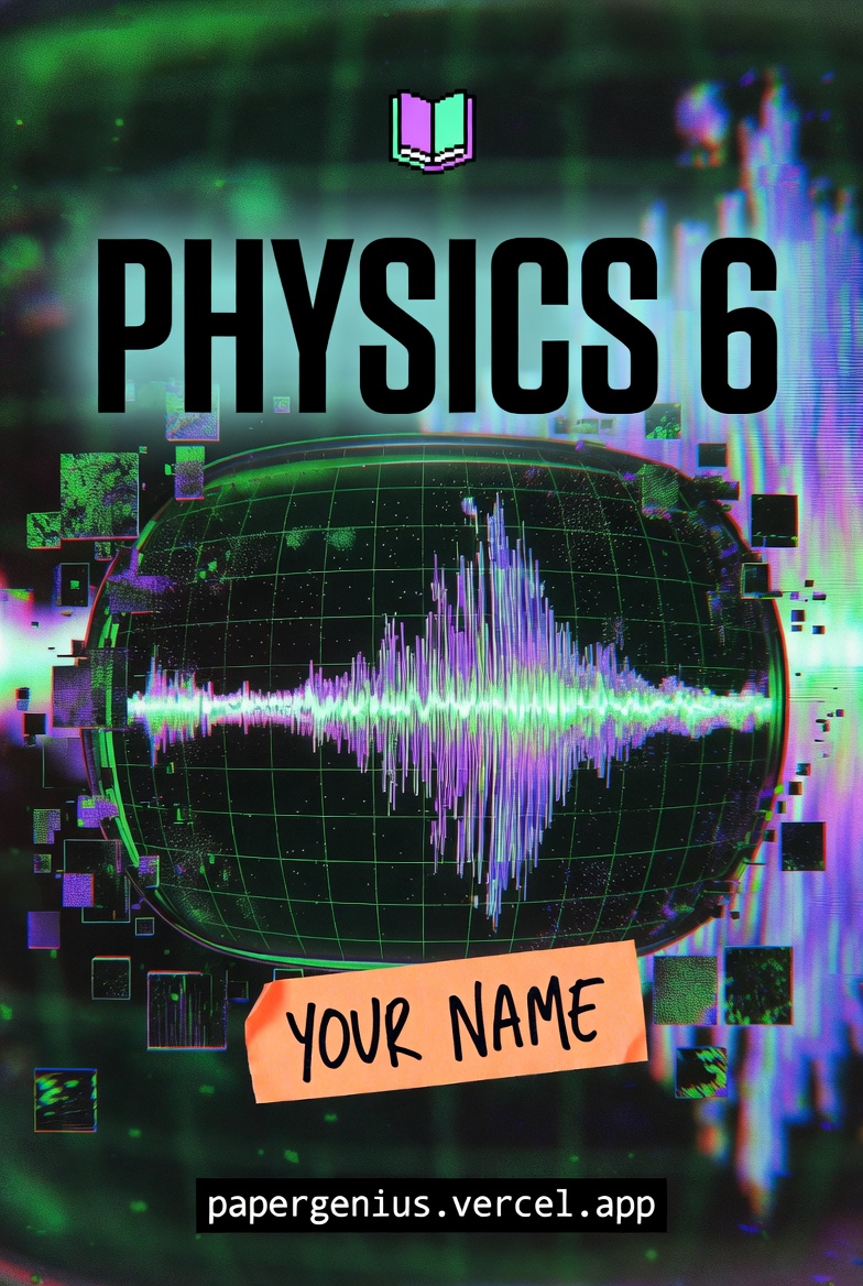 Physics 6 Edexcel Past Paper Book