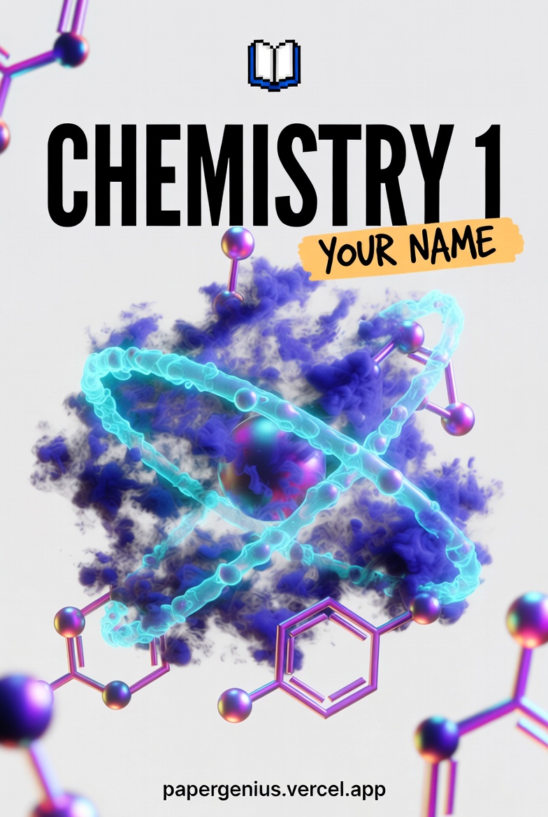 Chemistry 1 Cover