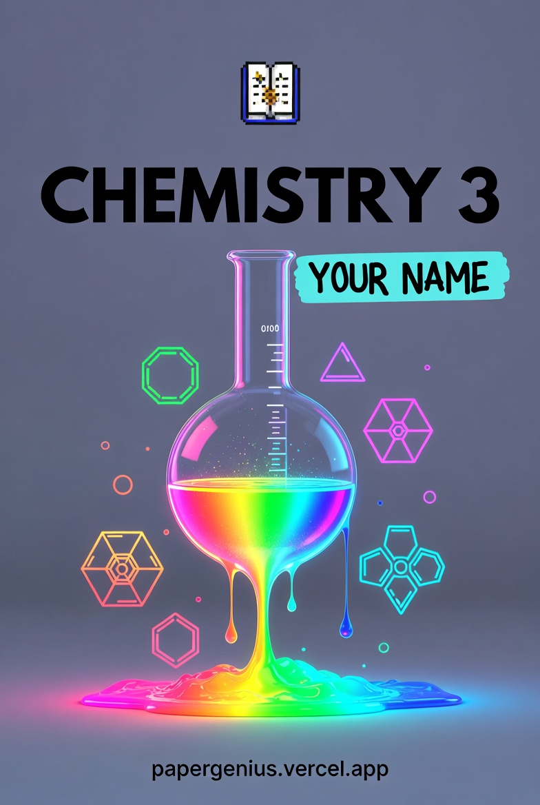 Chemistry 3 Edexcel Past Paper Book