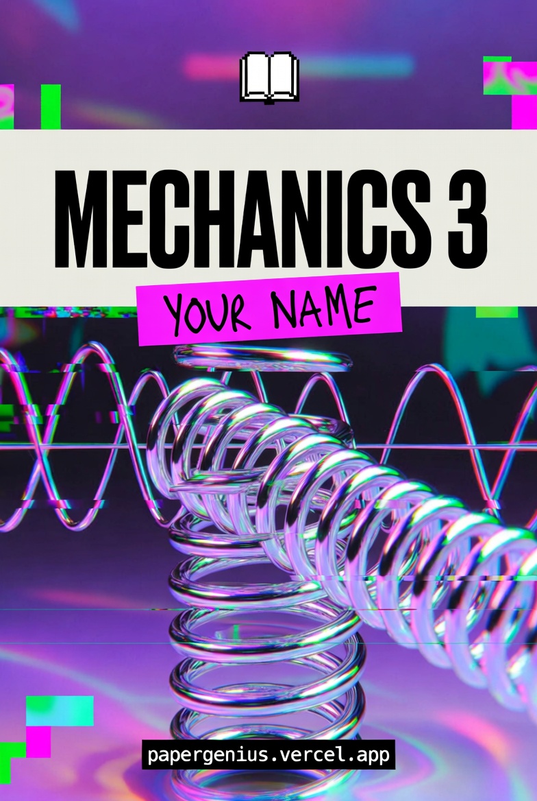 Mechanics 3 Cover